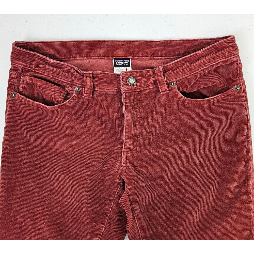 Patagonia Womens Organic Cotton Fitted Corduroy Pants Size 30 Stretch Gorpcore - Picture 10 of 16